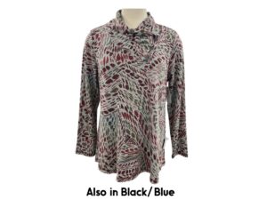 SOUTHERN LADY LONG SLEEVE PRINT TOP
