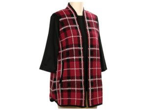 SOUTHERN LADY PLAID SWEATER VEST